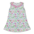 Sleeveless Pink Floral Dress