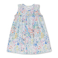 Sleeveless Watercolor Flower Baby Girls Summer Dress