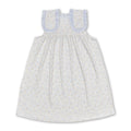 Plaid Sleeveless Floral Kids Girls Summer Dresses