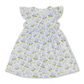 Flutter Sleeves Floral Kids Girls Dresses