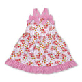 Pink Straps Strawberry Bow Dress