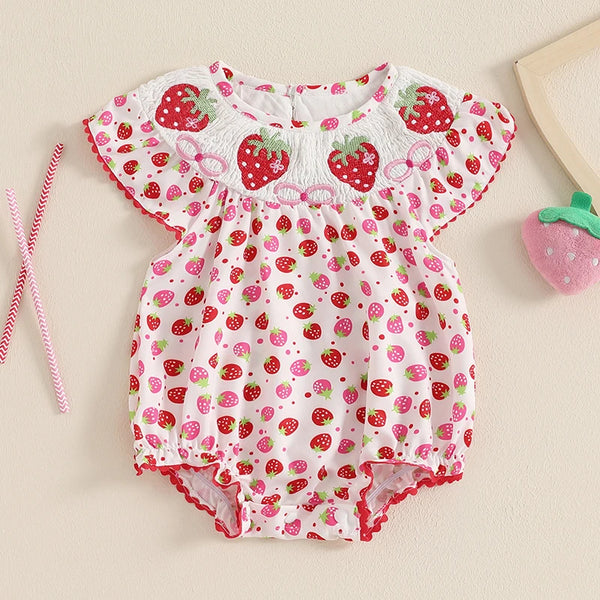 Sweet Watermelon Baby Romper