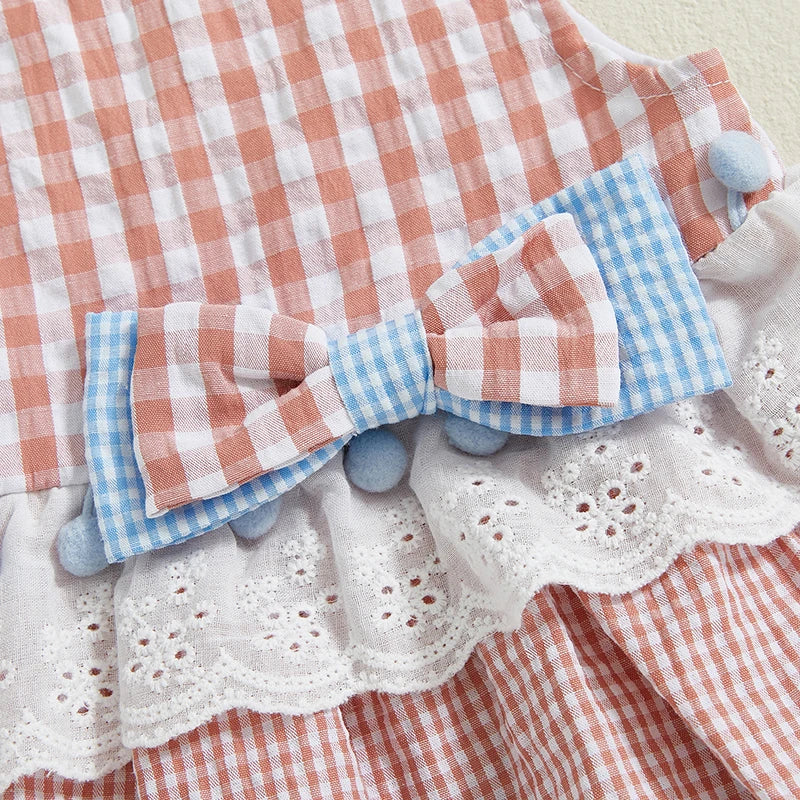 Adorable Baby Girl Plaid Dress