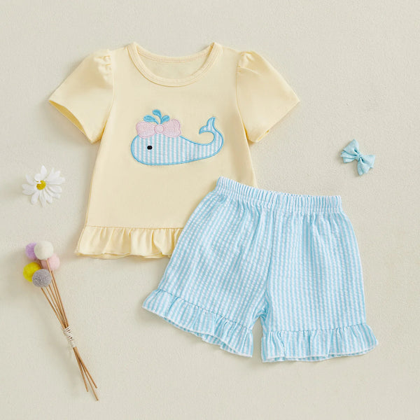 Whale Fun Toddler Outfit