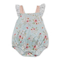 Floral Bubbles Baby Girls Spring Romper