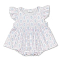 Flutter Sleeves Bow Baby Girl Summer Romper