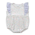 Flutter Sleeves Floral Baby Girls Summer Romper