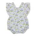 Flutter Sleeves Floral Baby Girls Spring Summer Romper