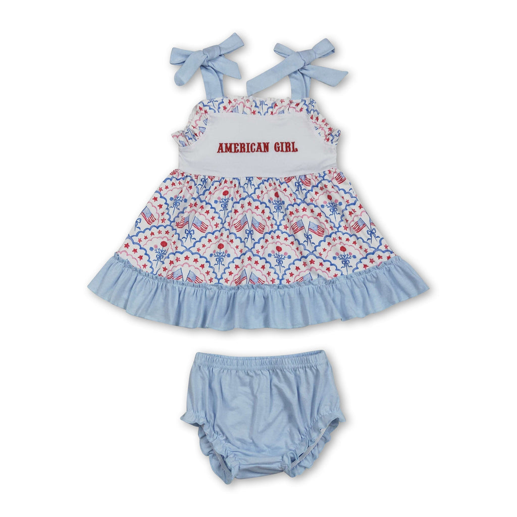 American Girl 4th of July Bummies set