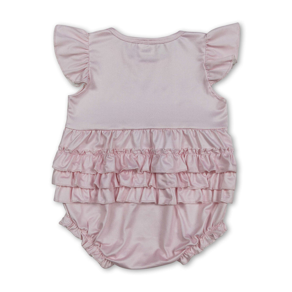 I'm Literally Just A Girl Ruffle Make Up Baby Romper