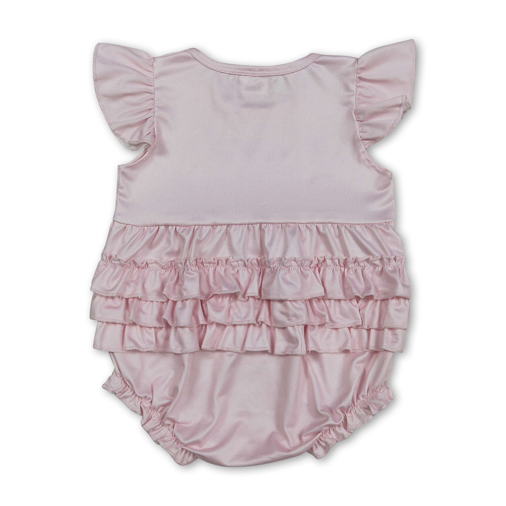 I'm Literally Just A Girl Ruffle Make Up Baby Romper