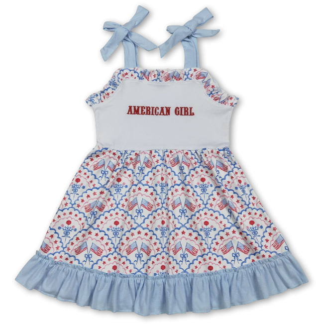 American Girl  4th of July Dress